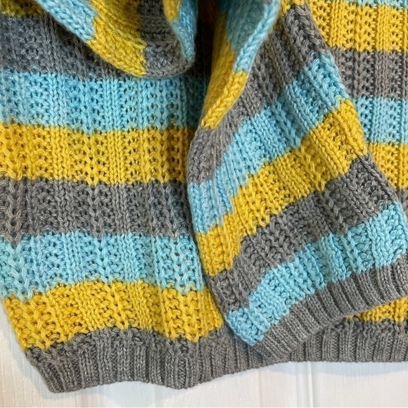 Prince & Fox Striped Crop Sweater Junior Extra Large NWT - Picture 3 of 16